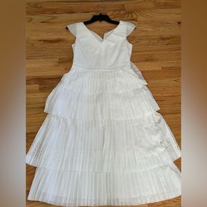 Beautiful raffles/ cutout dress